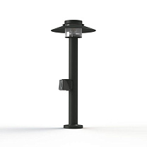 Kerlouan N° 3; Polycarbonate E27 105W Plug; Dark grey