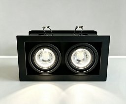 Встраиваемый светильник Kink Light Силли черный 2183,19