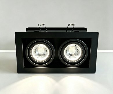 Встраиваемый светильник Kink Light Силли черный 2183,19