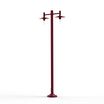 Montana N° 4; Clear glass E27 105W - Lacquered copper dome; Wine red