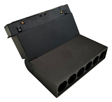 магнитный трековый светильник линейный 6Вт черного цвета для магнитного трека 48V