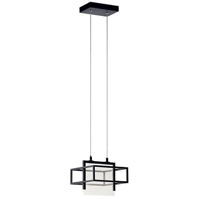Vega 1 Light LED Mini Pendant Matte Black подвесной светильник 84052 Kichler