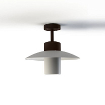 Aubanne N° 2; Frosted glass E27 23W; Old rustic