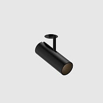 holon 60 directional recessed mounted, deep recessed louvre, black