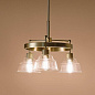 Eastmont 3 Light Chandelier Brushed Natural Brass and Walnut Wood люстра 52402BNB Kichler — фото 2