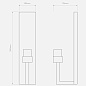 Настенный светильник Astro Lighting Riva 350 матовый никель — фото 6