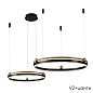 Люстра Crystal Lux FERNANDO SP123W LED BLACK/GOLD — фото 1