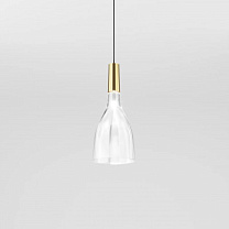 Подвесной светильник SCINTILLA CRYSTAL, прозрачный, глянцевый, латунь 2 L2311 CE