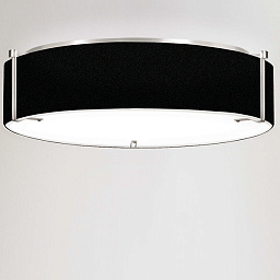 9003/10PF black IDL Giove потолочный светильник в черном корпусе с круглым плафоном