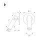 Встраиваемый настенный светильник без кнопки Arlight SP-READER-NB-R60-3W — фото 16