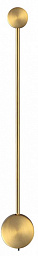 7009/5WLA Odeon Light Satellite настенный светильник с круглыми плафонами бронзового оттенка