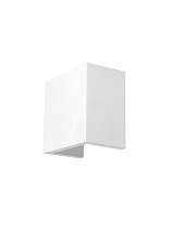 White Gypsum LED G9 1x5 Watt 220-240Volt IP20 bulb excluded light up & d own L: 12.5 W: 7 H: 12.5 cm