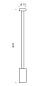 Парковый светильник Simes Stick 76mm H800 двусторонний S.2096 — фото 7