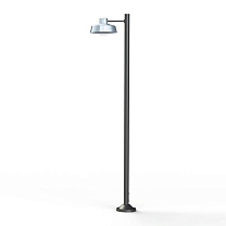 Faktory N° 5; Clear glass E27 70W; Raw zinc