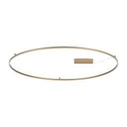 Потолочный светильник Oracle Slim PL D150 ROUND 3000K ON-OFF Ideal Lux 370330, латунь