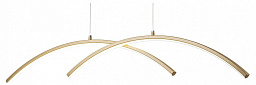 10212/S LED Gold Escada Skyline подвесной светильник с дугообразной рамой золотистого цвета