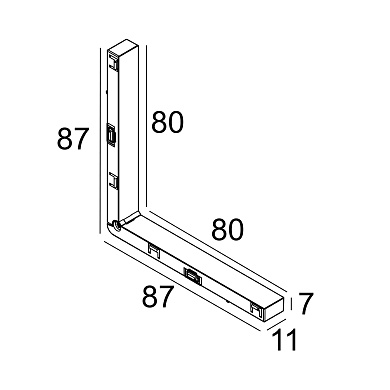 SL19 - CONNECTOR 48V - V90° Delta Light ILP