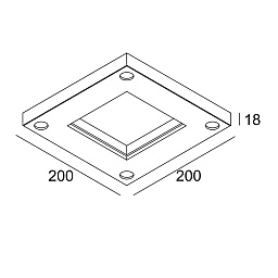 MOUNTING KIT ENTERO SQ-M CSC Delta Light OPTIONS монтажный комплект