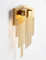Triac Dimmable Brushed Gold Steel & Aluminium LED 8Watt 220-240Volt 290Lm IP20 3000K L:20.4 W:12 H:38cm