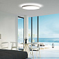 ACB Iluminacion Lisboa 3851/80 Потолочный светильник Textured White, LED 1x80W 4000K 7320lm + LED 1x12W 4000K 915lm, Integrated LED, Dim.DALI/Push