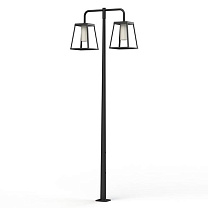 Lampiok 4 N° 6; Satin-finish cylindrical Built-in LED 3000°K warm white 2x36W DALI; Dark black