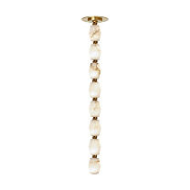 Collier Alabaster 24 Pendant полированная старая латунь 3000K