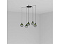 62803-5L CLAIRE GREEN PENDANT LAMP E27 15W 5L подвесной светильник Faro barcelona