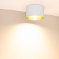 054915 Arlight Светильник SP-BISCOTTO-R140-15W Warm3300-MIX (WH-GD, 80 deg, 230V) — фото 3