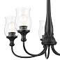 Melis 5 Light Chandelier Black люстра 52468BK Kichler — фото 8