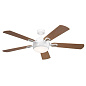 60" Humble 5 Blade LED Indoor Ceiling Fan White люстра-вентилятор 300415WH Kichler — фото 7