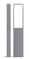 Cool квадратный Longbollard серый алюминий 4000 K 15.7 Вт