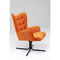 86362 Вращающееся кресло Oscar Velvet Orange Kare Design