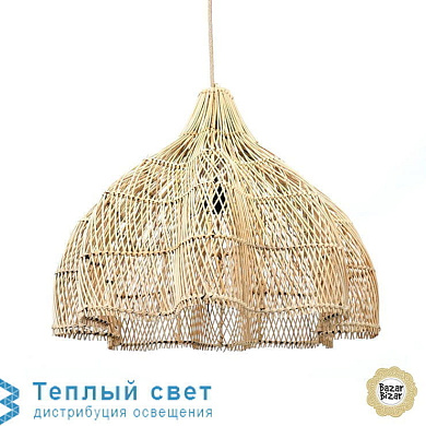 THE WHIPPED подвесной светильник Bazar Bizar BAYU010N-M-60 + FL-JUTE-001