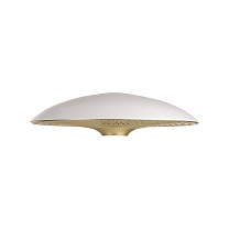 Manta Ray - White & Brass