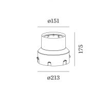 MAP / CHART 1.6 RECESSED GROUND HOUSING