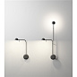 168511/10 Vibia Pin 2X Левый - 1685 настенный светильник — фото 2