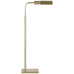 EU-91026 Visual Comfort VC CLASSIC напольный светильник с регулируемой штангой и металлическим прямоугольным абажуром
