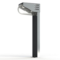 RP 195 N° 4; Clear glass E27 70W; Stainless steel