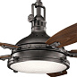52" Hatteras Bay Fan Anvil Iron люстра-вентилятор 310018AVI Kichler