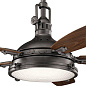 52" Hatteras Bay Fan Anvil Iron люстра-вентилятор 310018AVI Kichler — фото 4