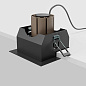 Встраиваемый светильник Maytoni Metal Modern 12W Черный DL008-12W2.7-3-4K-B — фото 2