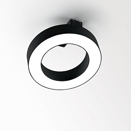 SUPER-OH! XS PIVOT 25 DIM8 B Delta Light SUPER-OH черный накладной потолочный светильник