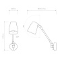1224016 Atelier Grande Astro lighting настенный светильник матовый чёрный — фото 2