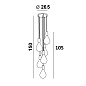 MERCURY 6 подвесной светильник Davidts lighting