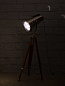 Telescope Adjustable Nickle Floor Lamp торшер FOS Lighting TripodTelescope-Nickle-FL1