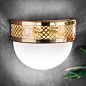 WA 2-1232/2/320 MS/485 opal-glänzend Alt Wien Orion двухламповое опаловое бра — фото 4