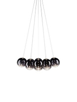RANDOM CLOUD PENDANT 14 LIGHTS D.23 CM / GLOSSY SMOKE 3000K