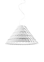 подвесной светильник белый конусообразный