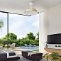 9011 Mantra NISEKO FAN светильник с вентилятором 50W 5500lm 2700-5000K — фото 3