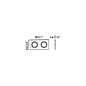 43407 Faro RADÓN-R Black recessed orientable lamp ориентируемый светильник — фото 1